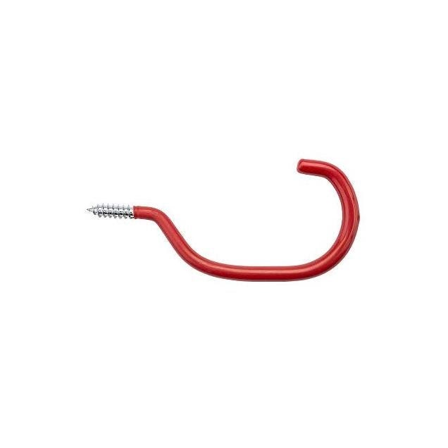 National Hardware 4 In. Red Vinyl Coated Bicycle Hook National Hardware 4 In. Red Vinyl Coated Bicycle Hook