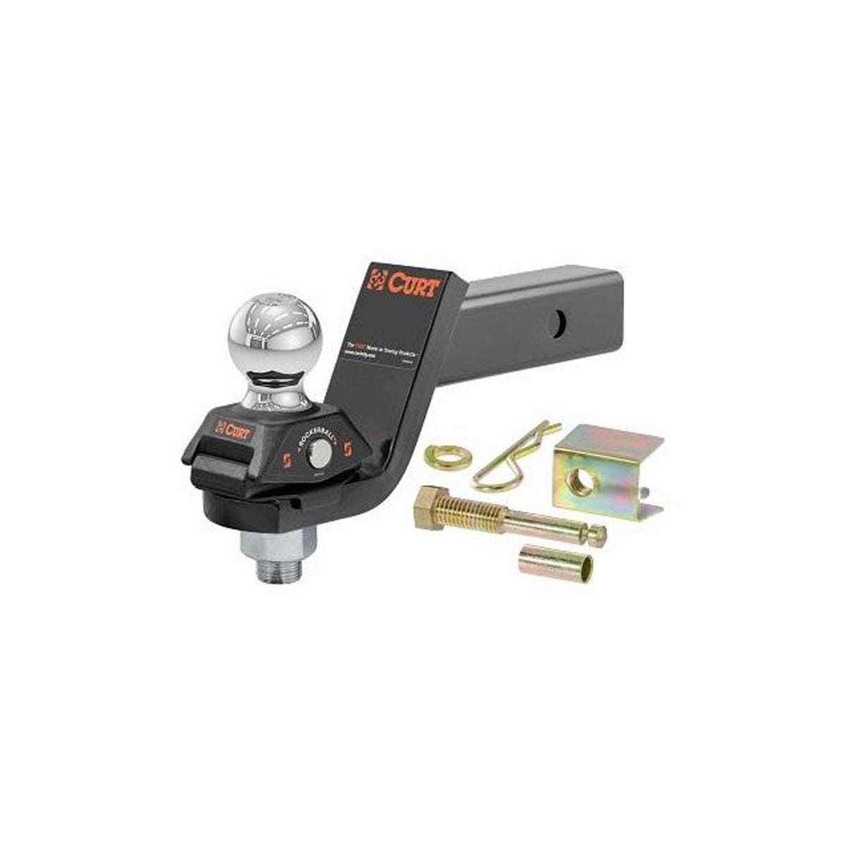 Curt 7500 Lb. 3 In. Drop 2 In. Shank Rockerball Cushion Hitch with 2 In. Ball