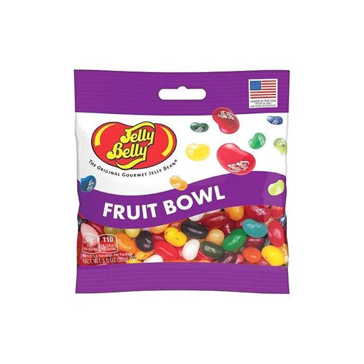 Jelly Belly 3.5 Oz. Fruit Bowl Gourmet Jelly Beans Grab & Go Bag