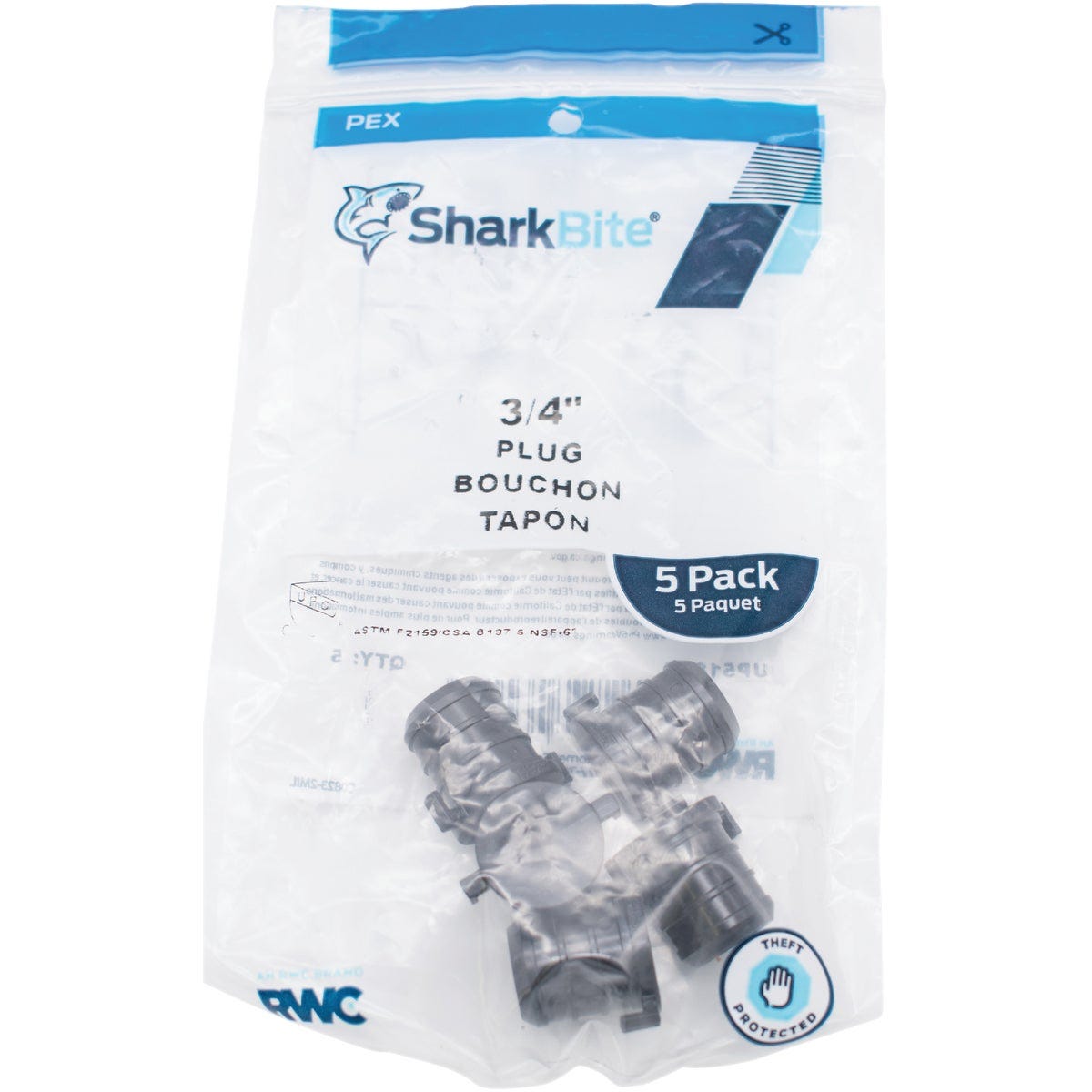 SharkBite PEX-B 3/4 In. Poly Alloy Barb Plug (5-Pack) - photo 2 SharkBite PEX-B 3/4 In. Poly Alloy Barb Plug (5-Pack) - photo 2