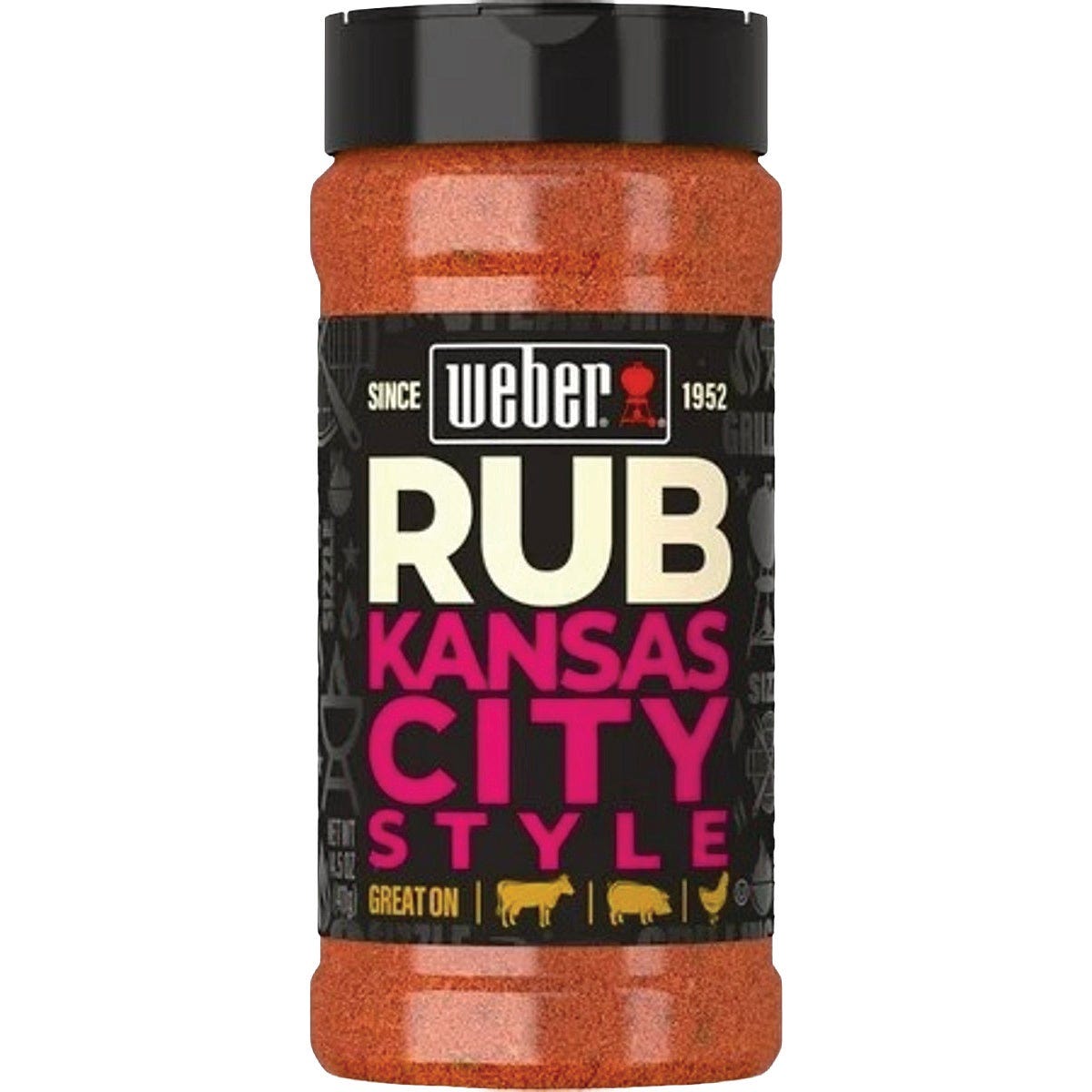 Weber 14.5 Oz. Kansas City Style BBQ Rub Weber 14.5 Oz. Kansas City Style BBQ Rub