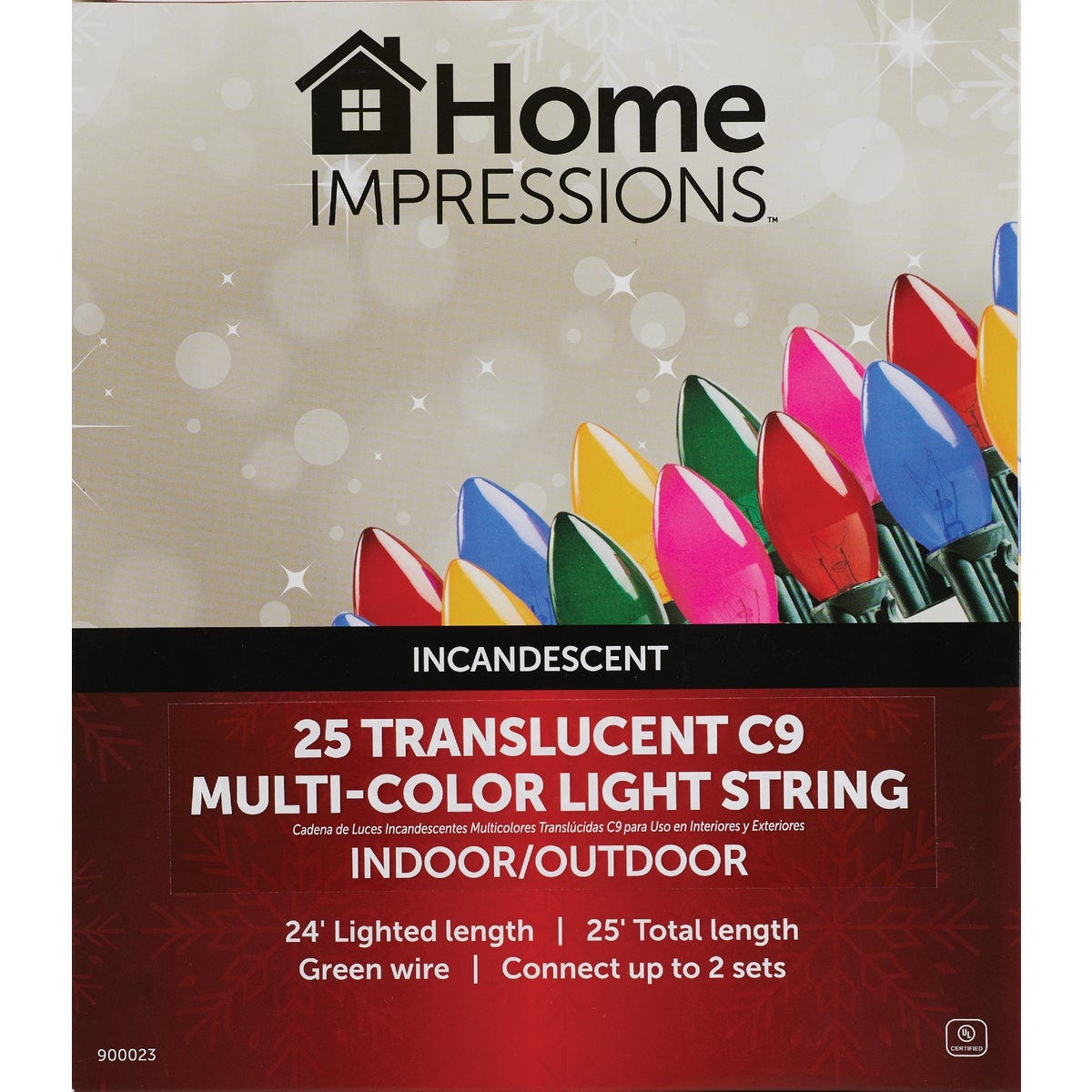 Home Impressions Transparent Multi 25-Bulb C9 Incandescent Light Set - photo 2