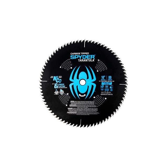 Spyder Tarantula 10 In. 80-Tooth Ultra Fine Finish Circular Saw Blade