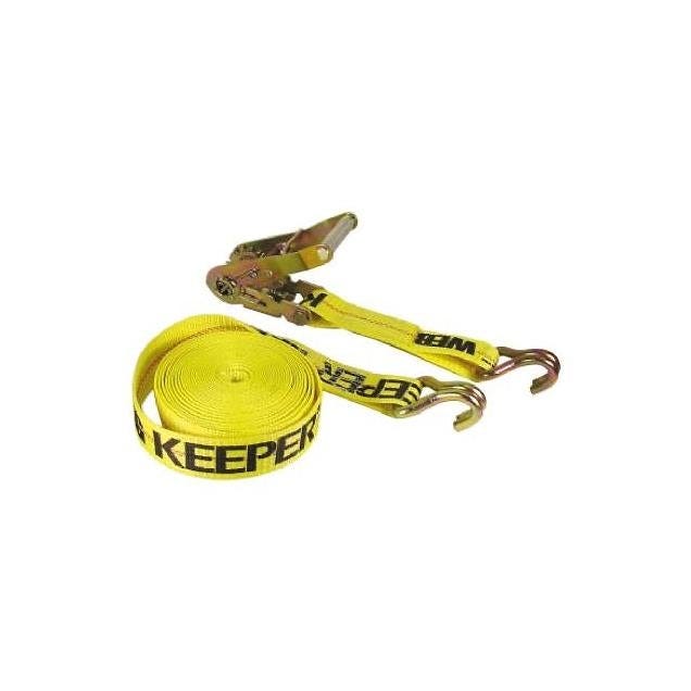 Keeper 2 In. x 27 Ft. J Hook Ratchet Tie Down Keeper 2 In. x 27 Ft. J Hook Ratchet Tie Down