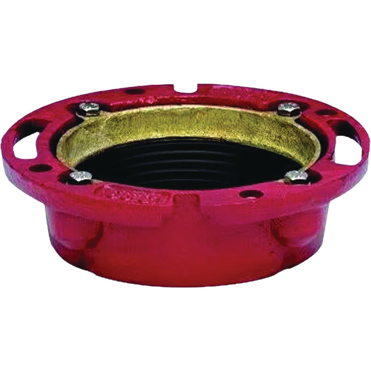 Oatey 4 In. x 2 In. Cast Iron Instant Set Closet Flange Oatey 4 In. x 2 In. Cast Iron Instant Set Closet Flange