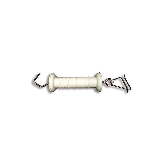 Powerfields 1.5 In. White Poly Tape Gate Handle Powerfields 1.5 In. White Poly Tape Gate Handle