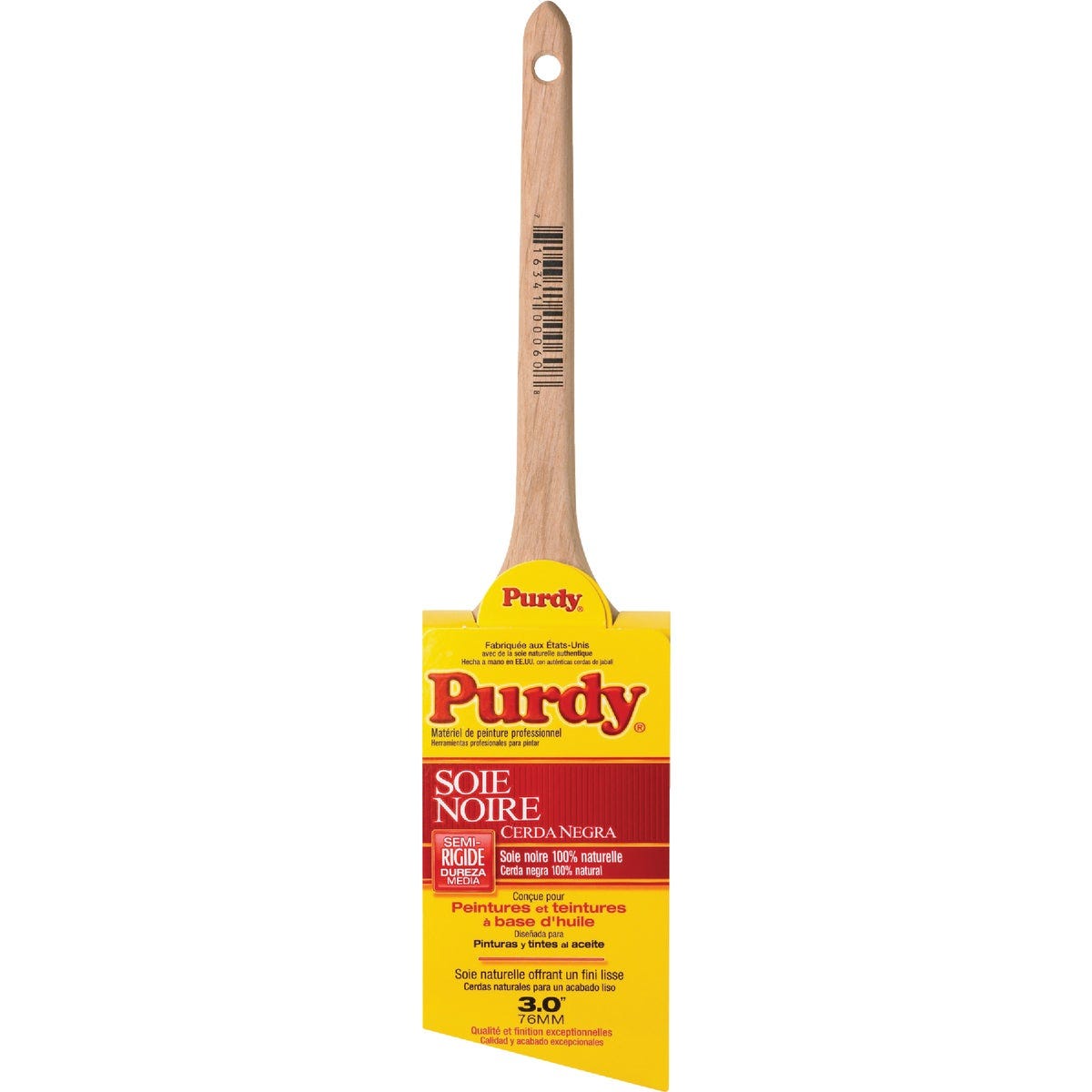 Purdy Black Bristle 3 In. Angular Trim Paint Brush - photo 4