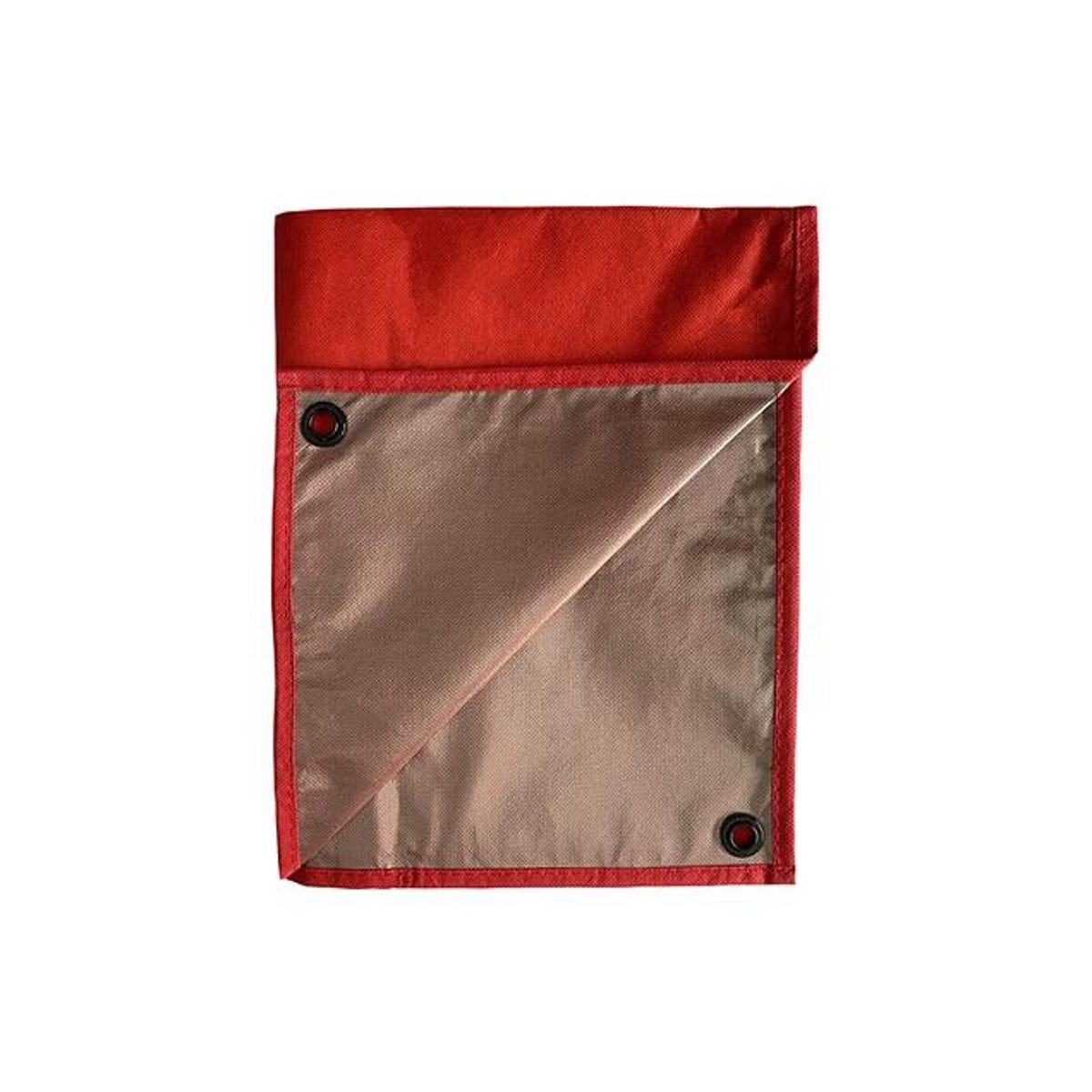 TruGuard 5 x 7 Ft. Red/Silver Picnic Blanket/Tarp