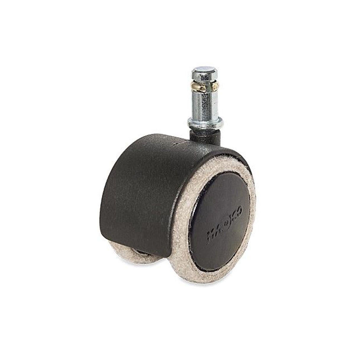 TruGuard 2 In. Black with Tan Dual Wheel Caster (5-Pack) TruGuard 2 In. Black with Tan Dual Wheel Caster (5-Pack)