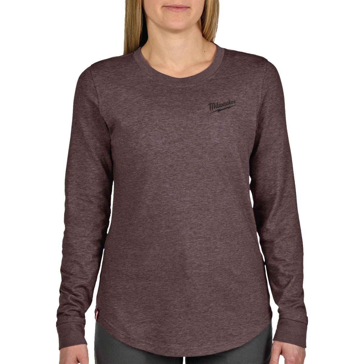 Milwaukee FREEFLEX Women's Large Purple Long Sleeve Hybrid T-Shirt Milwaukee FREEFLEX Women's Large Purple Long Sleeve Hybrid T-Shirt