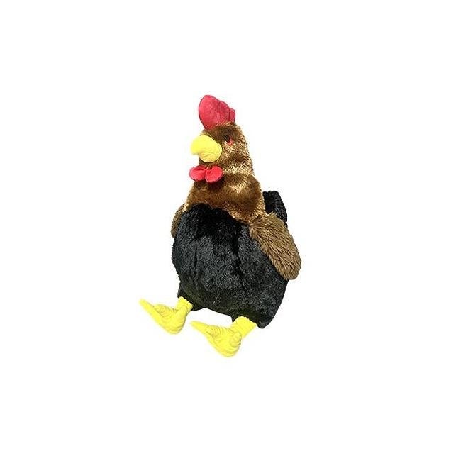 Hugfun Black/Brown Plush Toy Chicken
