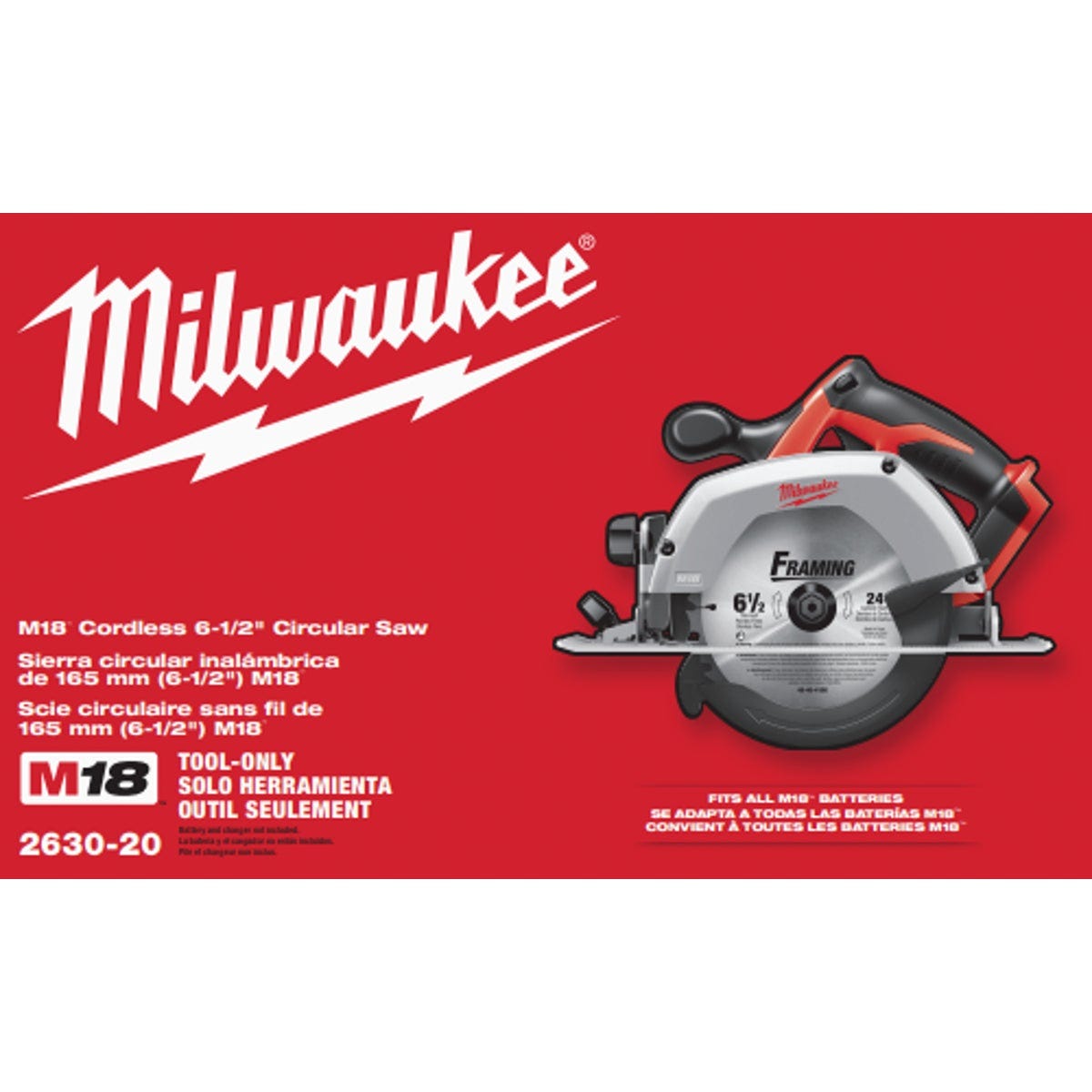 Milwaukee M18 6-1/2 In. Cordless Circular Saw (Tool Only) - photo 2 Milwaukee M18 6-1/2 In. Cordless Circular Saw (Tool Only) - photo 2