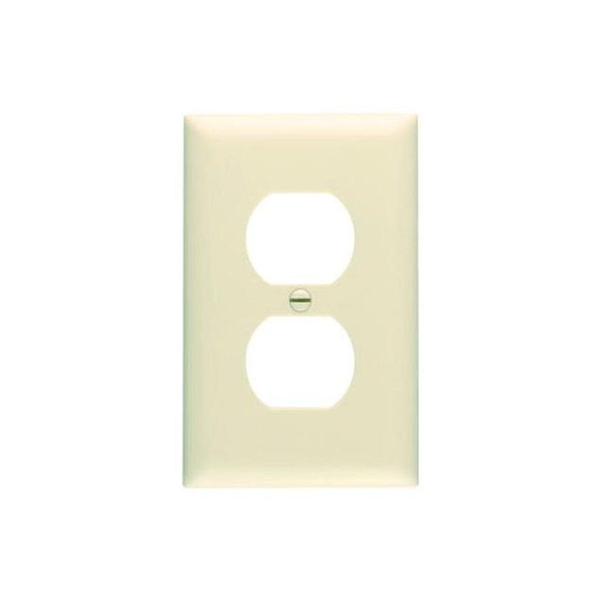 Legrand Pass & Seymour Ivory Nylon 1-Gang Duplex Outlet Wall Plate