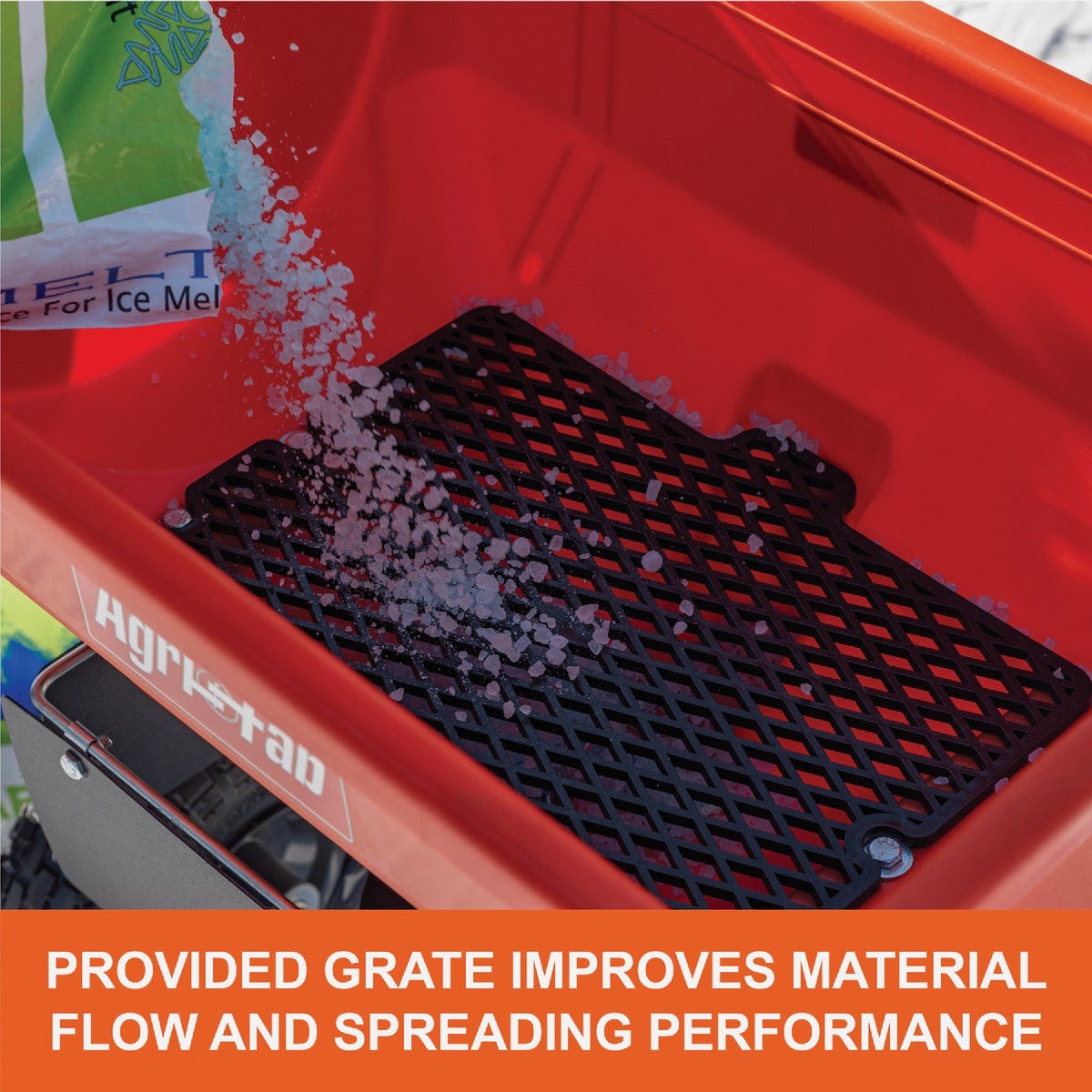 Agri-Fab Inc 85 Lb. Ice Melt Push Broadcast Spreader - photo 3