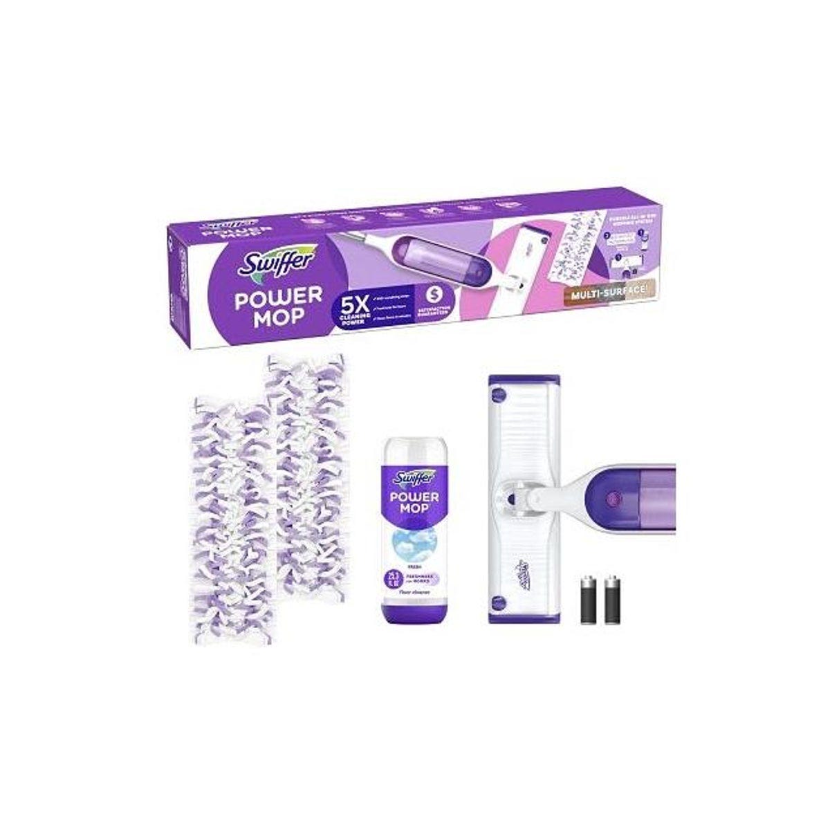 Swiffer Power Mop Starter Kit with Mop, 25.3 Oz. Solution & 2 Pads - photo 2 Swiffer Power Mop Starter Kit with Mop, 25.3 Oz. Solution & 2 Pads - photo 2