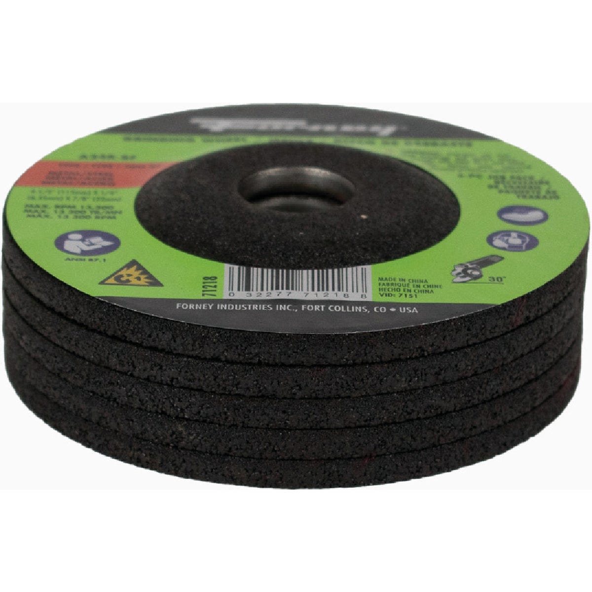 Forney 4-1/2 In. Metal Grinding Wheel (5-Pack) - photo 3 Forney 4-1/2 In. Metal Grinding Wheel (5-Pack) - photo 3