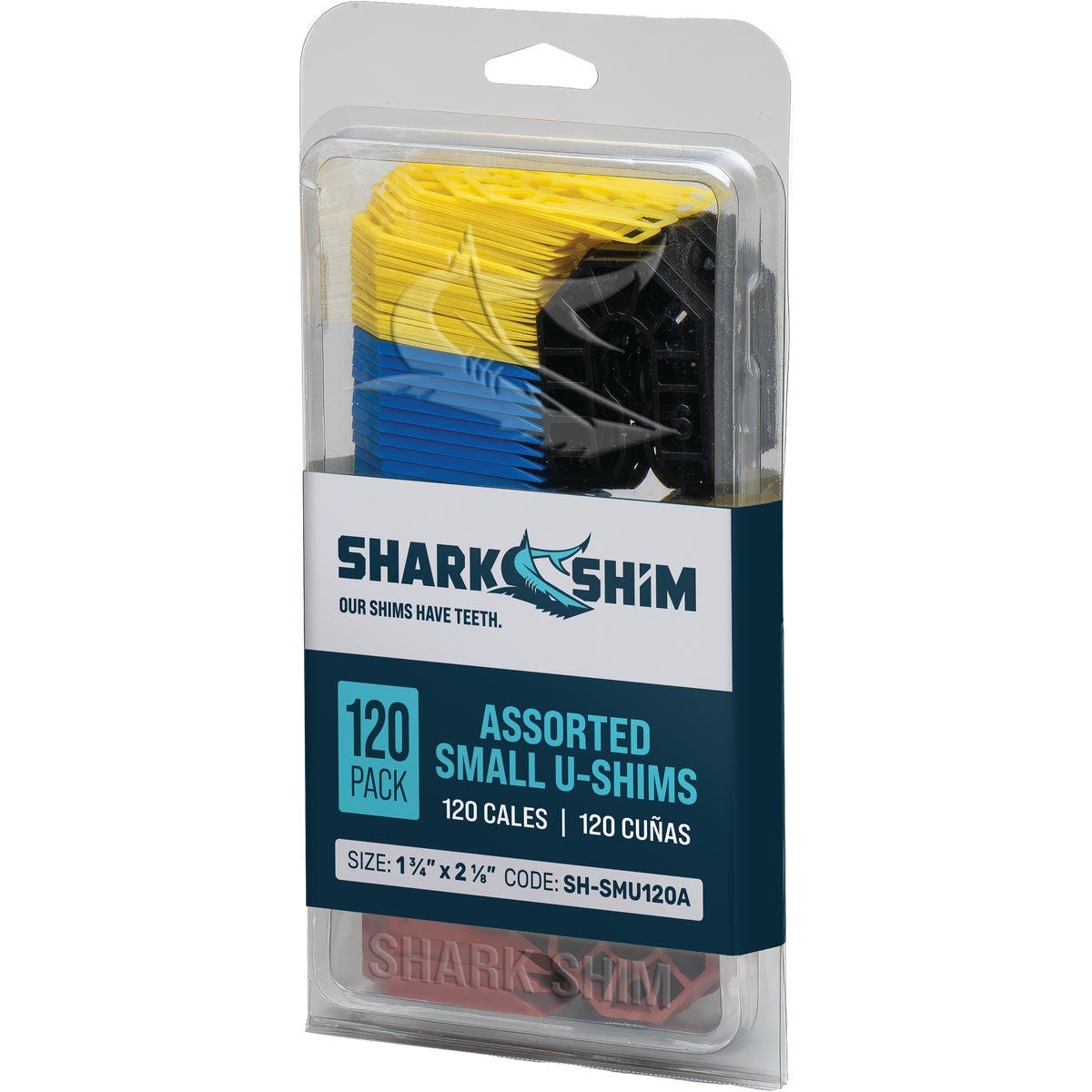 Broadfix 2-3/16 In. L Polypropylene Small U Shim, Assorted Thicknesses (120-Count)
