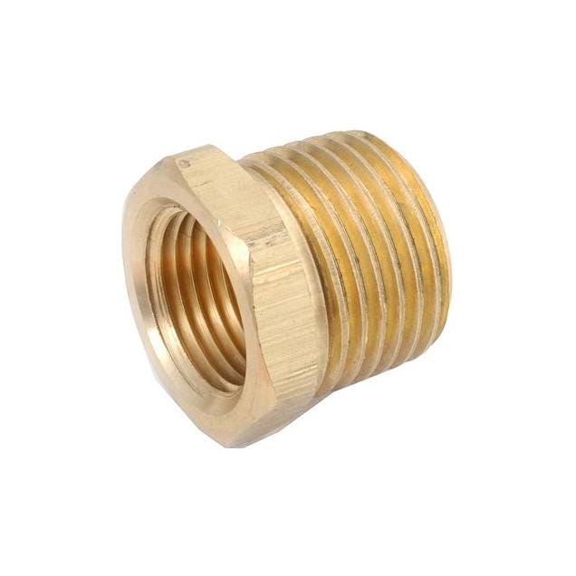 Anderson Metals 3/4 Male x 1/8 In. Female Pipe Brass Threaded Hex Bushing