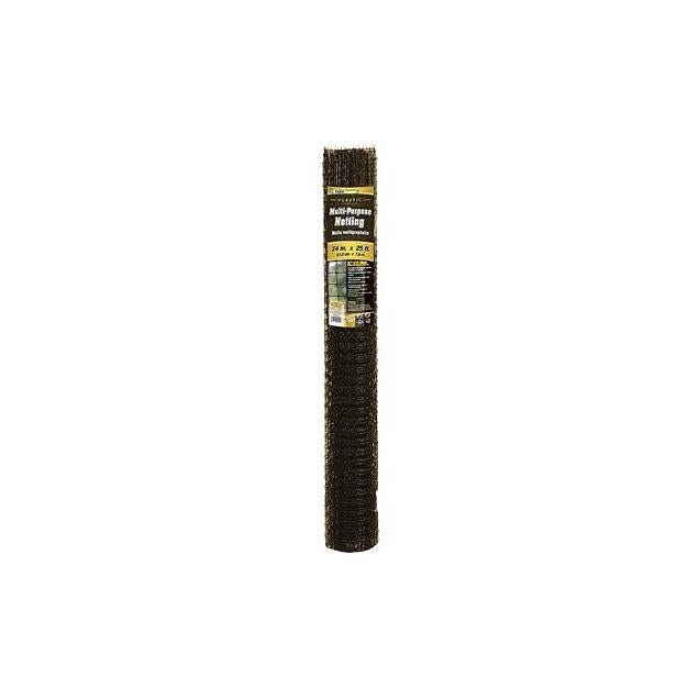 YardGard Multi-Purpose Mesh Netting, Black PVC, 2 x 25 Ft.