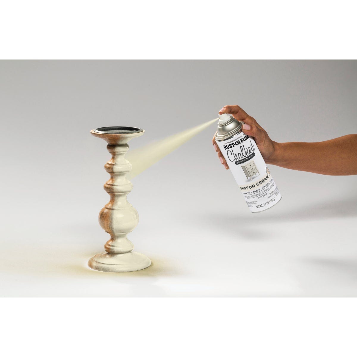 Rust-Oleum Chalked 12 Oz. Ultra Matte Spray Paint, Chiffon Cream - photo 5