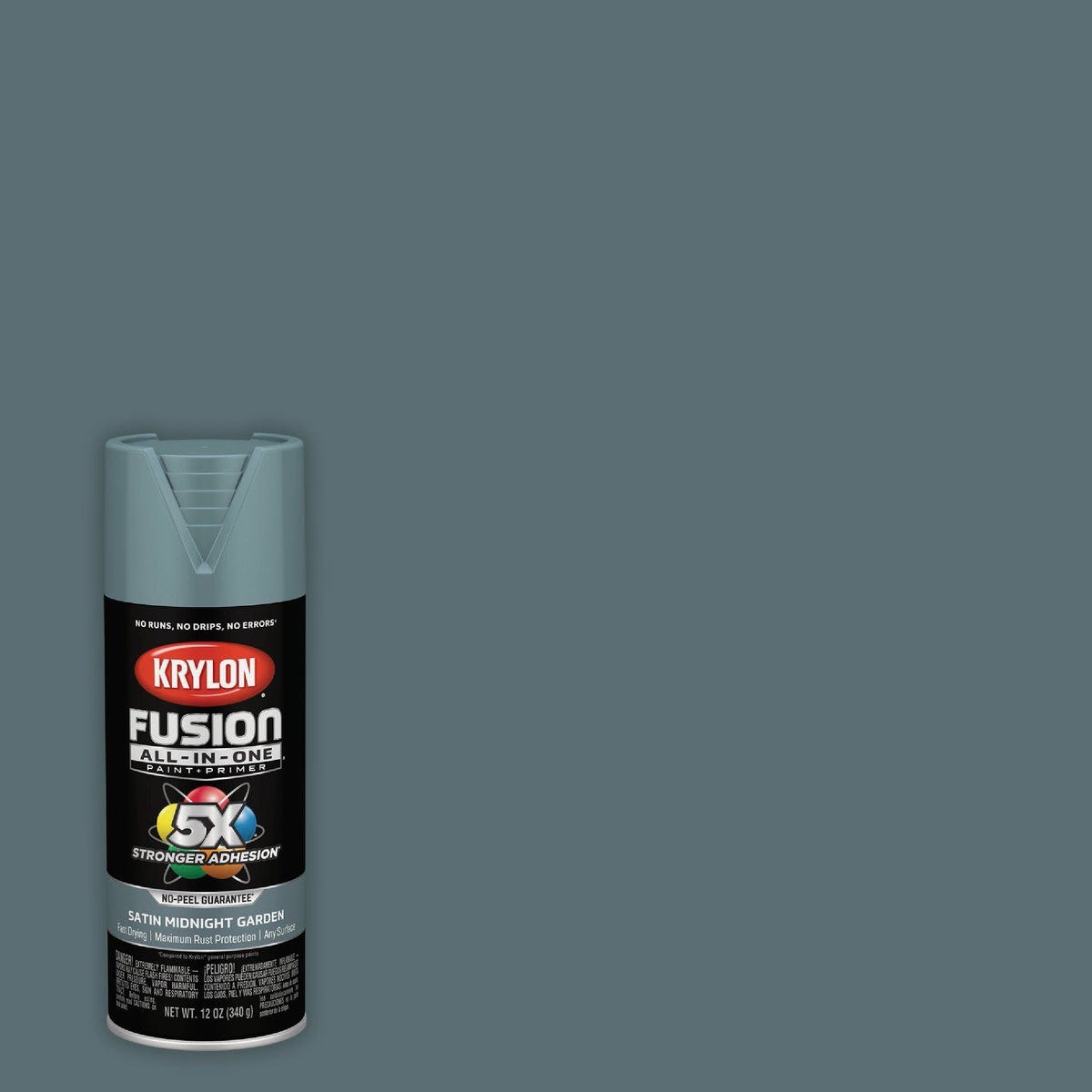 Krylon Fusion All-In-One 12 Oz. Satin Spray Paint, Midnight Garden Krylon Fusion All-In-One 12 Oz. Satin Spray Paint, Midnight Garden