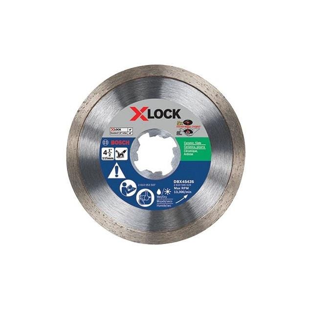 Bosch X-Lock 4.5 In. Continuous Rim Diamond Blade