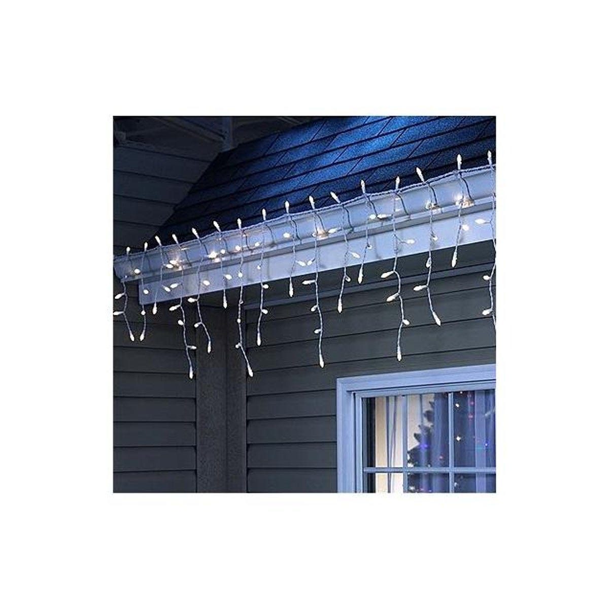 Holiday Wonderland Cool White 105-Bulb LED Icicle Lights - photo 3