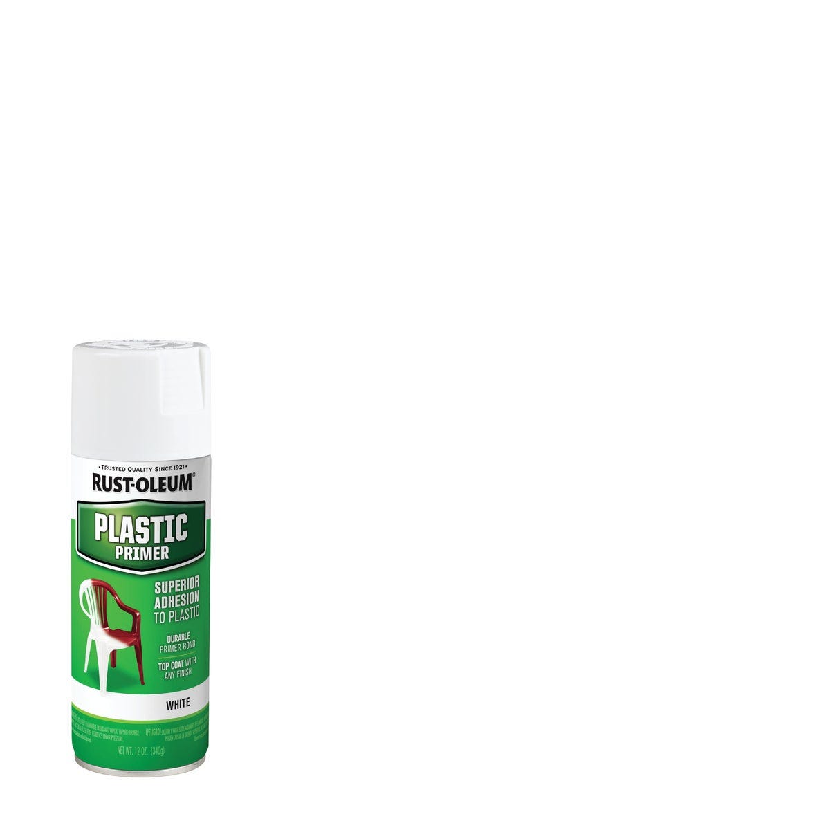 Rust-Oleum White 12 Oz. Plastic Spray Paint Primer Rust-Oleum White 12 Oz. Plastic Spray Paint Primer