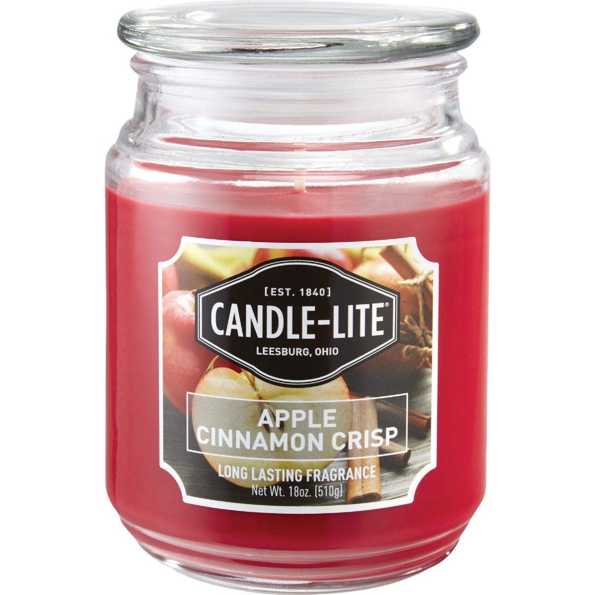 Candle-Lite Everyday 18 Oz. Apple Cinnamon Crisp Jar Candle