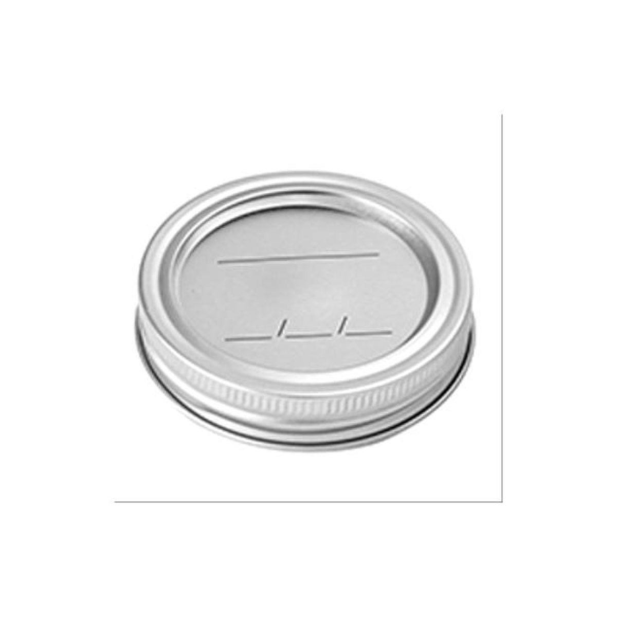 Homepointe Wide Mouth Canning Jar Lids & Bands (12-Pack)