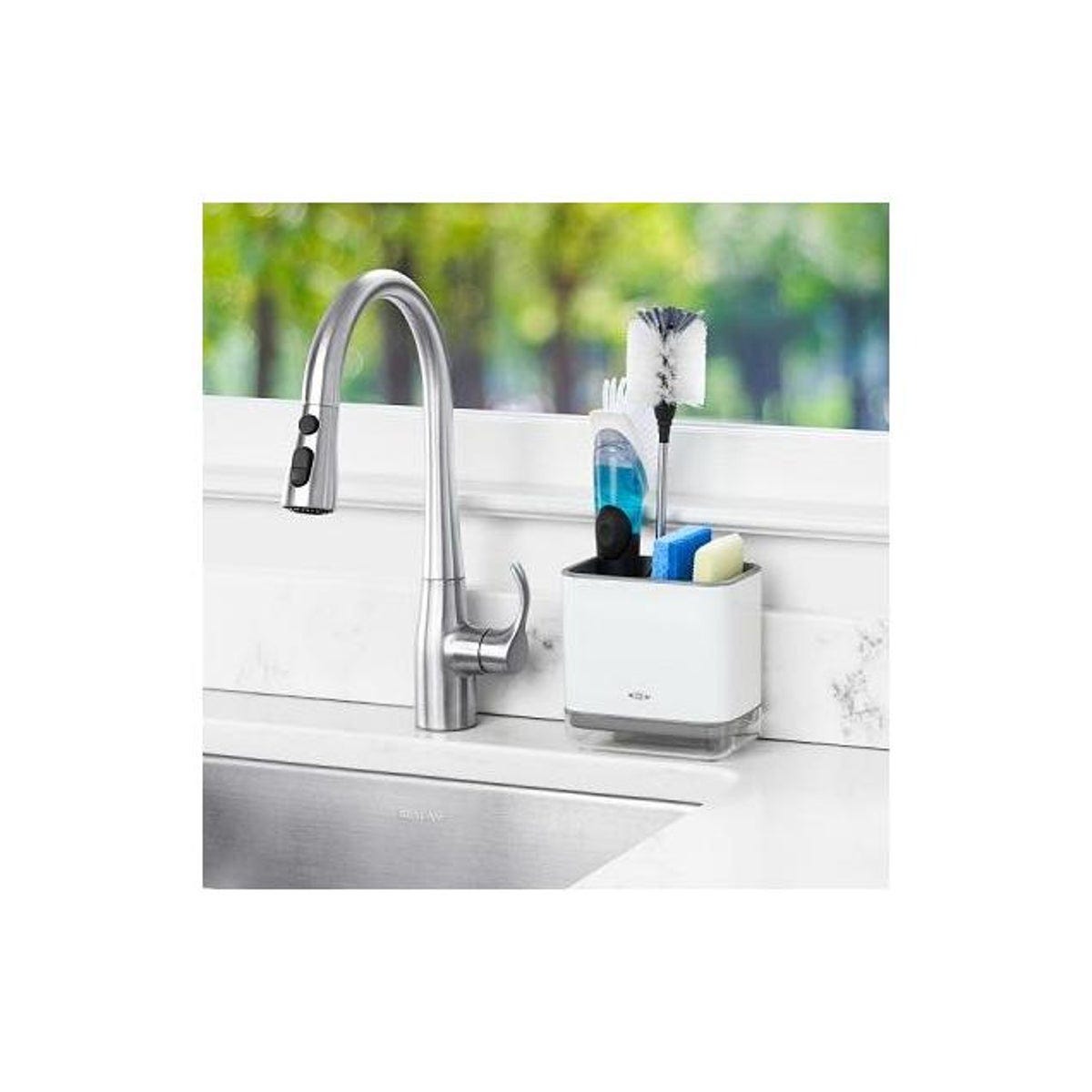 OXO White/Gray 2 Compartments Good Grips Sink Caddy - photo 4