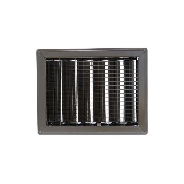 AmeriFlow 12 In. x 14 In. Brown Steel Gravity Floor Register