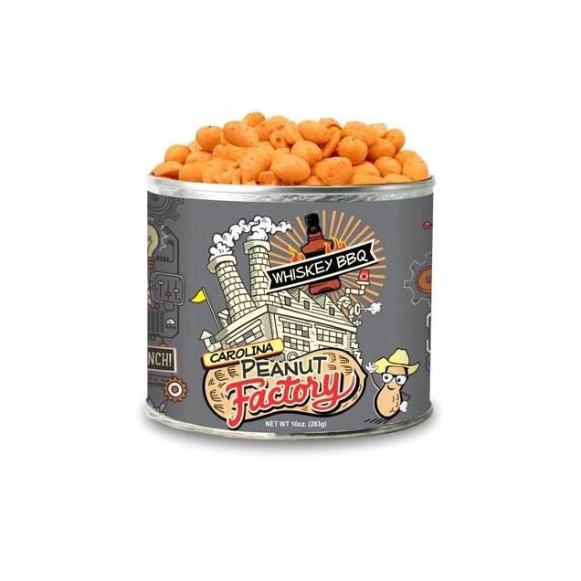 Peanut Factory 10 Oz. Whiskey BBQ Peanuts