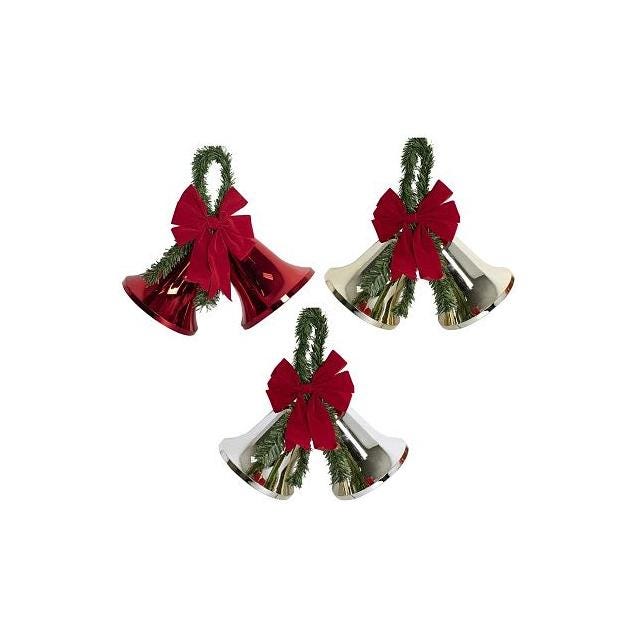 IG DESIGN GROUP 13 In. x 13 In. Bell Christmas Decorations (6-Pack)