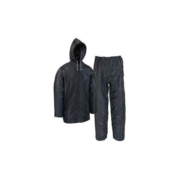 Safety Works M 2-Piece Black PVC Rain Suit