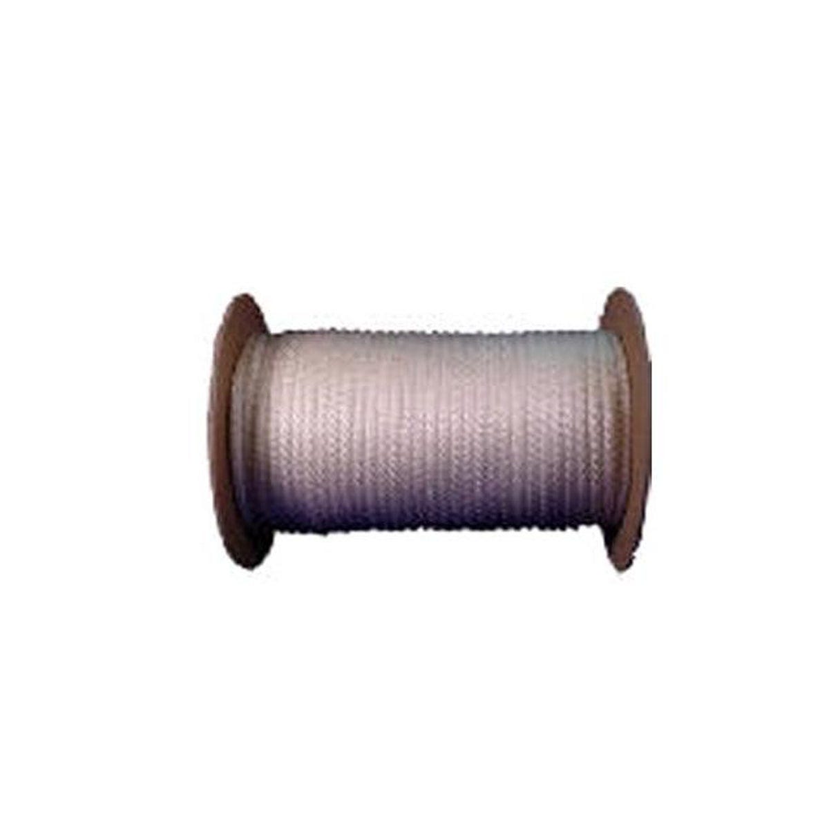 Richelieu 1/4 In. x 150 Ft. White Solid Braided Nylon Rope