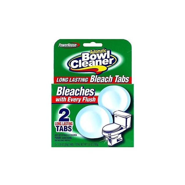 PowerHouse Automatic Toilet Bowl Bleach Cleaning Tablets (2-Pack)
