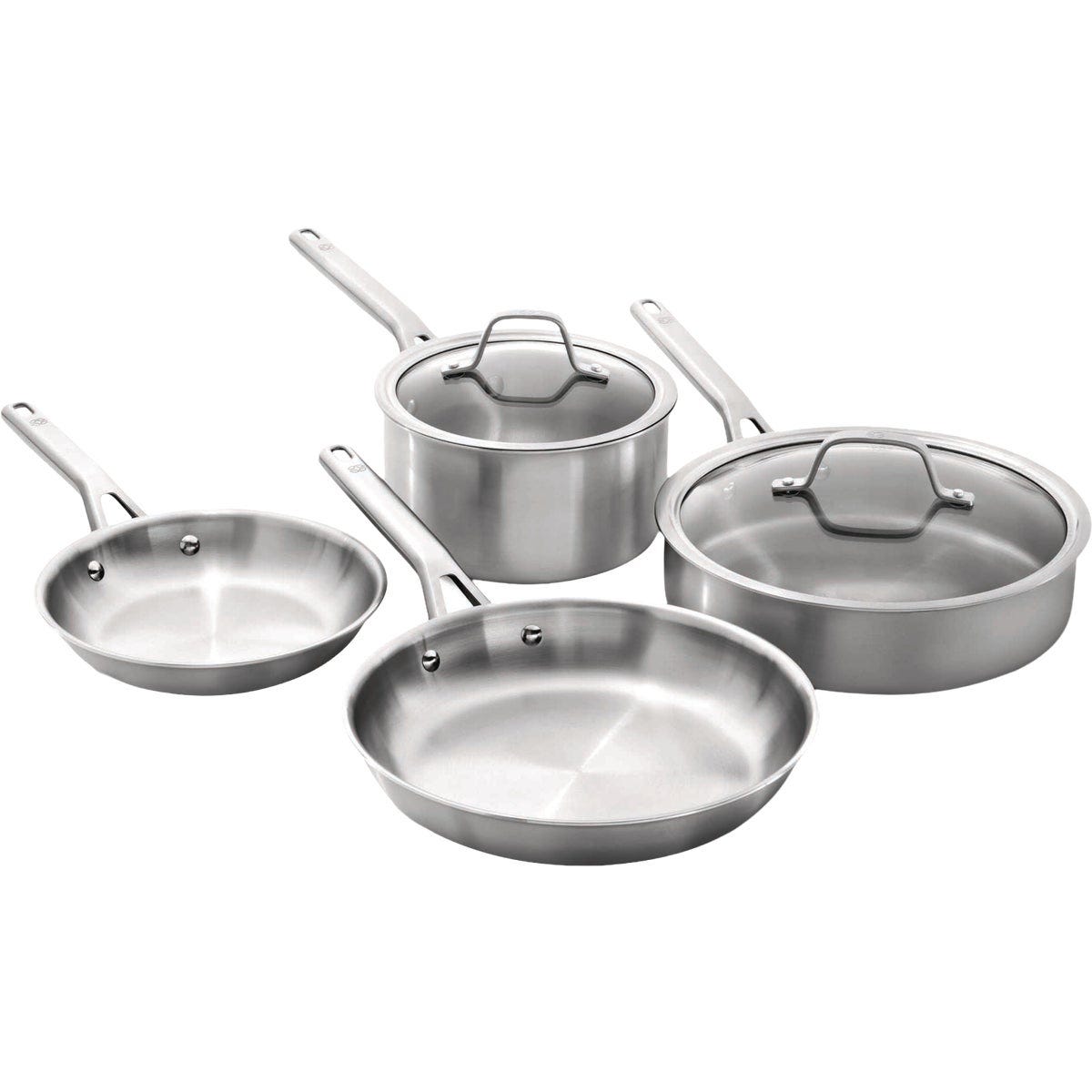 Calphalon Stainless Steel 6-Piece Cookware Set, Silver