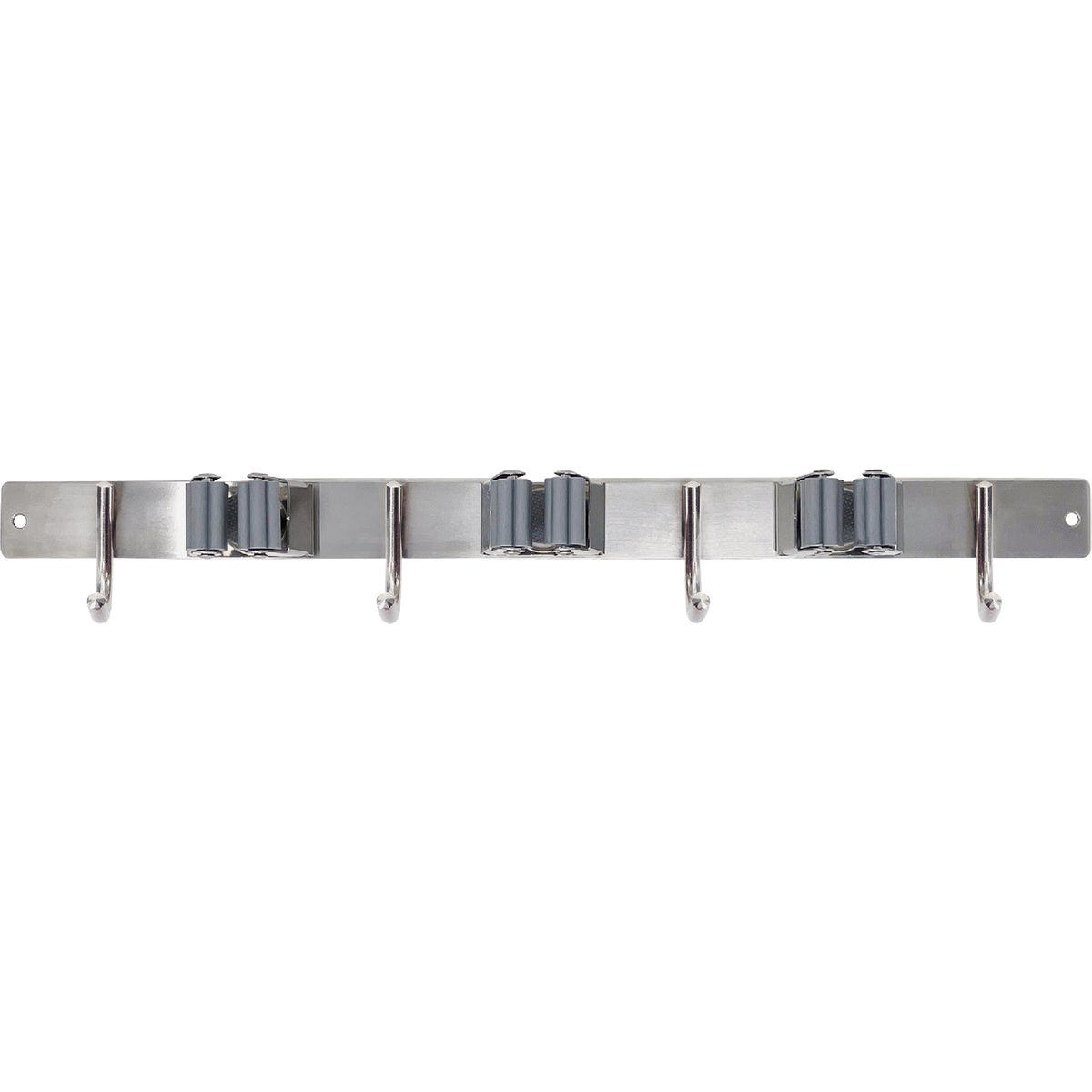 Wrap-It Storage Broom Bar 16 In. Stainless Steel Adhesive Broom Holder - photo 2 Wrap-It Storage Broom Bar 16 In. Stainless Steel Adhesive Broom Holder - photo 2