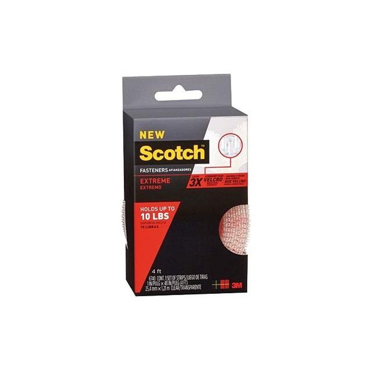 Scotch 1 In. x 4 Ft. Clear Extreme Fasteners Scotch 1 In. x 4 Ft. Clear Extreme Fasteners
