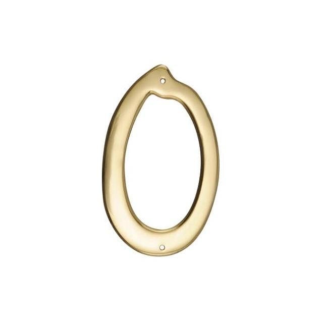 Hillman 4 In. Brass Number 3