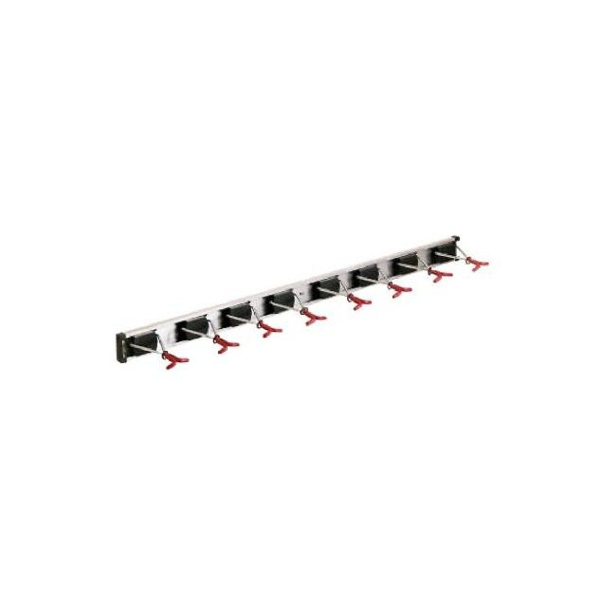 Crawford 36 In. 8-Hook Rail Wall Rack Crawford 36 In. 8-Hook Rail Wall Rack