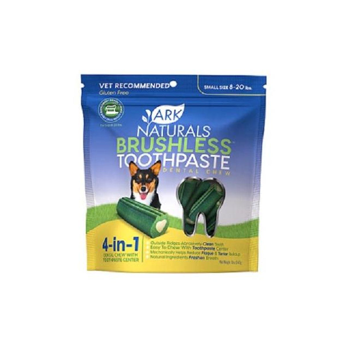 Ark Naturals 12 Oz. Dental Chews Brushless Toothpaste for Small Dogs Ark Naturals 12 Oz. Dental Chews Brushless Toothpaste for Small Dogs
