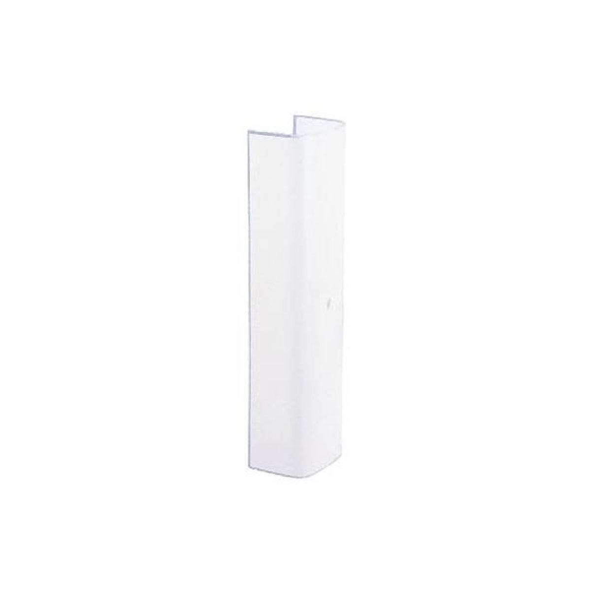 Westinghouse 12 In. Plain White Glass Channel