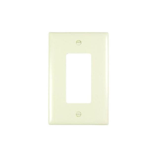 Legrand Pass & Seymour Junior Jumbo 1-Gang Decorator Nylon Wall Plate, Light Almond