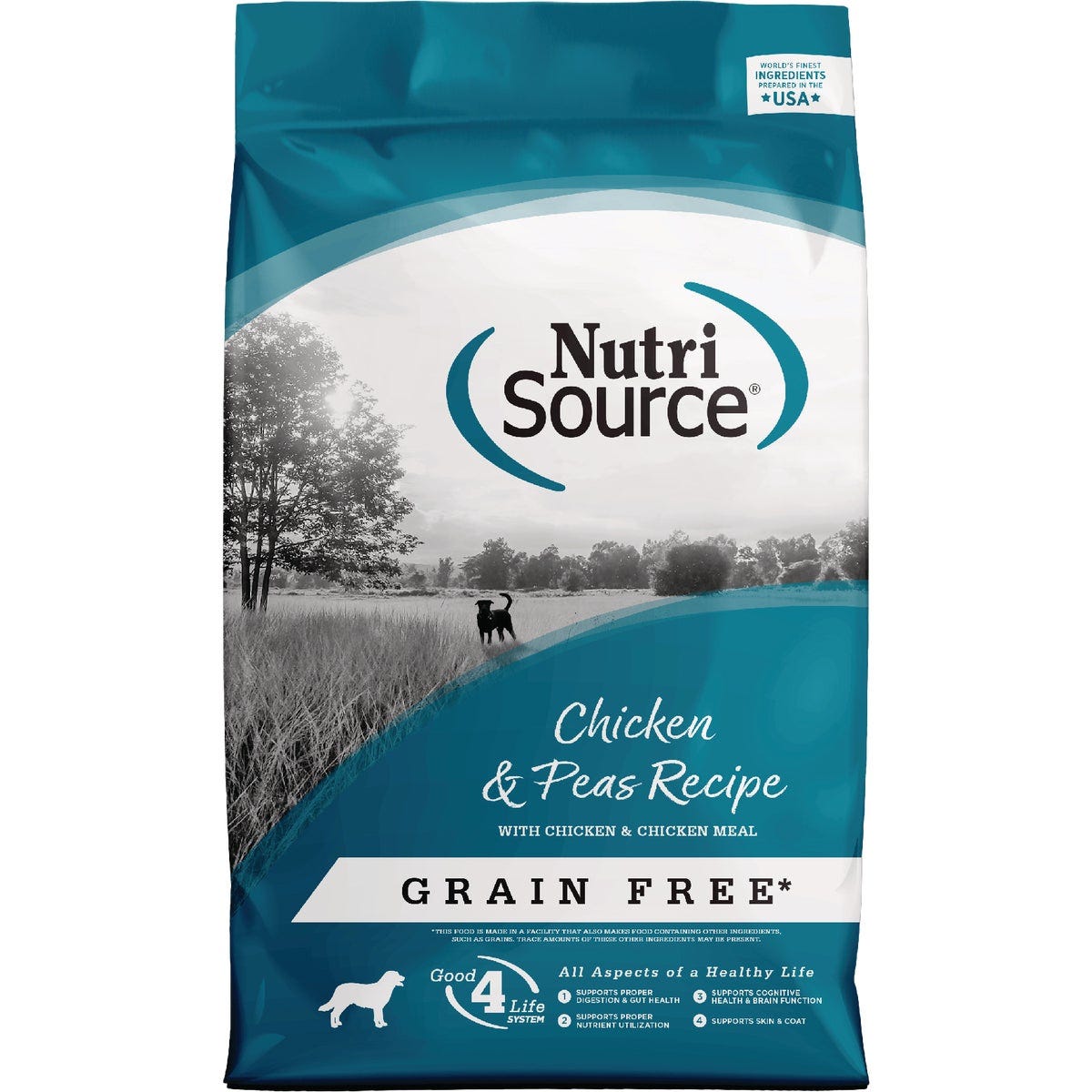 NutriSource 12 Lb. Chicken & Pea Recipe Grain Free Dog Food | True ...