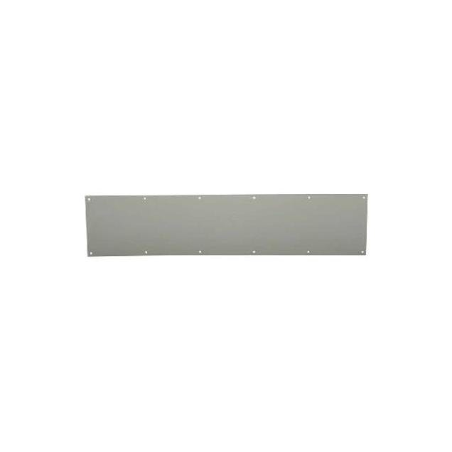 Schlage 6 In. x 30 In. Satin Nickel Kickplate