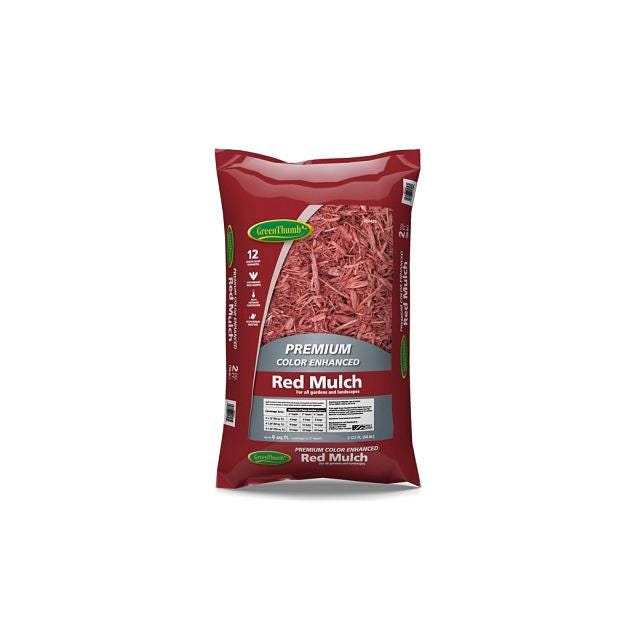Green Thumb 2 Cu. Ft. Premium Color Enhanced Red Mulch