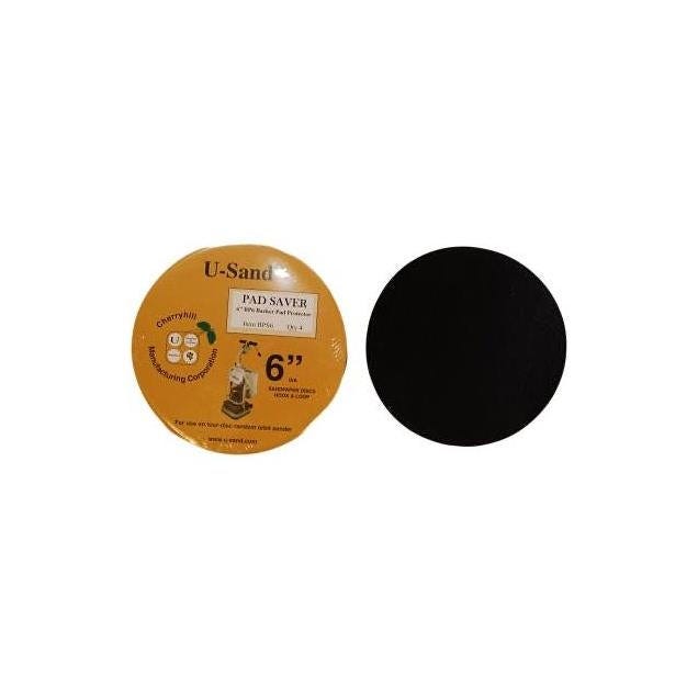 4-Pack 6 In. Random Orbit Floor Sander Backer Pad Saver 4-Pack 6 In. Random Orbit Floor Sander Backer Pad Saver