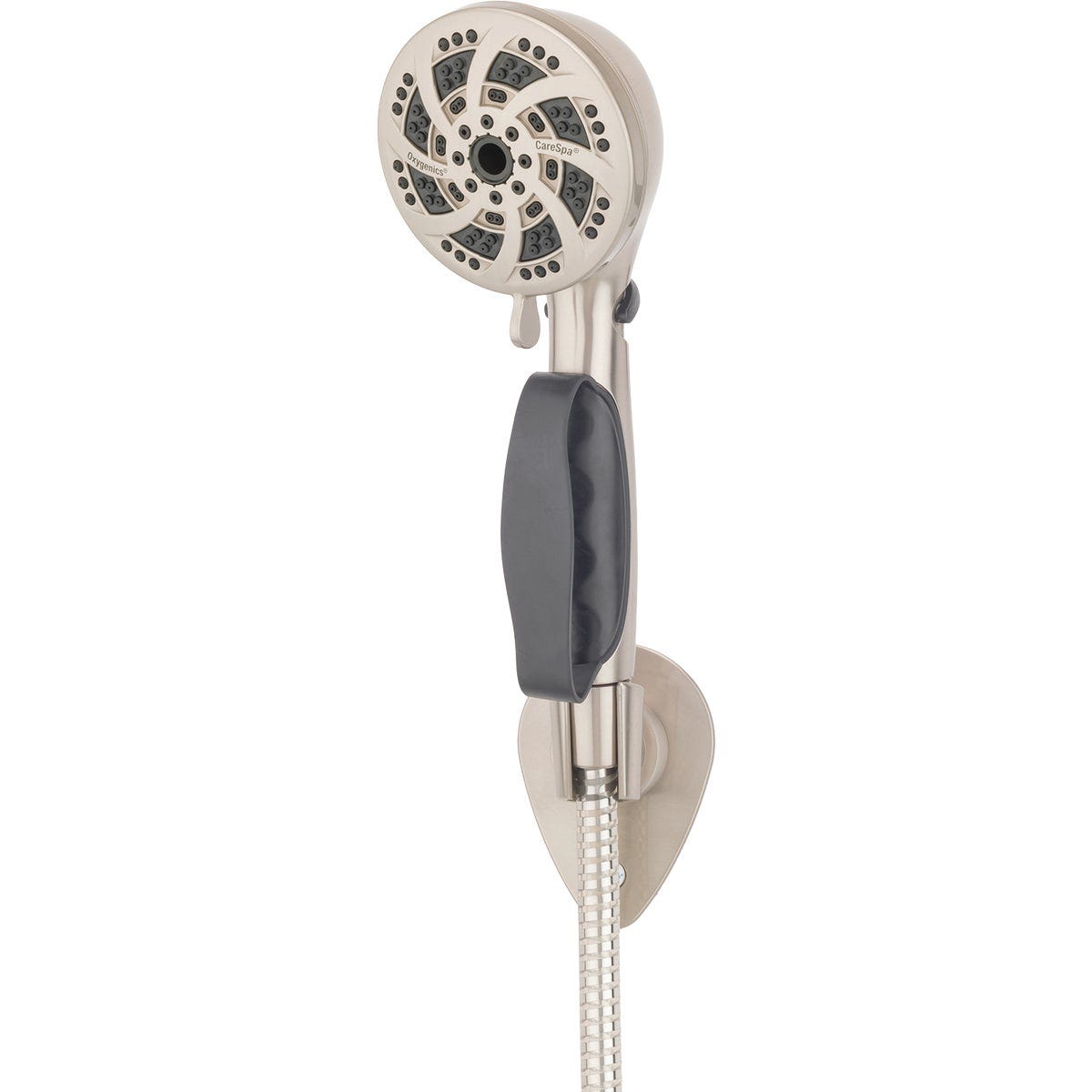 Oxygenics CareSpa 5-Spray 1.8 GPM Handheld Showerhead, Brushed Nickel